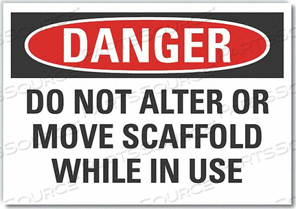 ЗНАК ОПАСНОСТИ 14 Ш X 10 В 0,001 ТОЛЩИНА