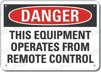 OEM#: LCU4-0608-NA_14X10ЗНАК ОПАСНОСТИ 14 Ш X 10 В ТОЛЩИНА 0,040 от Lyle Signs Inc.