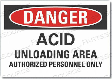 OEM#: LCU4-0615-ND_7X5ЗНАК ОПАСНОСТИ 7 Ш X 5 В ТОЛЩИНА 0,001 от Lyle Signs Inc.