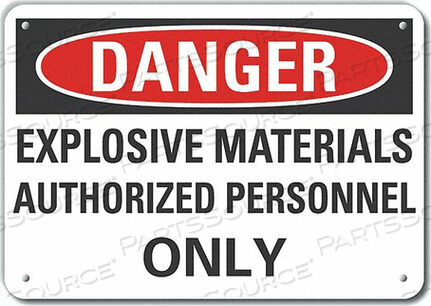 OEM#: LCU4-0617-RA_14X10ЗНАК ОПАСНОСТИ 14 Ш X 10 В ТОЛЩИНА 0,040 от Lyle Signs Inc.