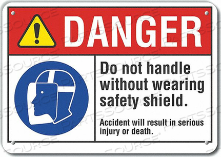 ЗНАК ОПАСНОСТИ 14 Ш X 10 В 0,040 ТОЛЩИНА