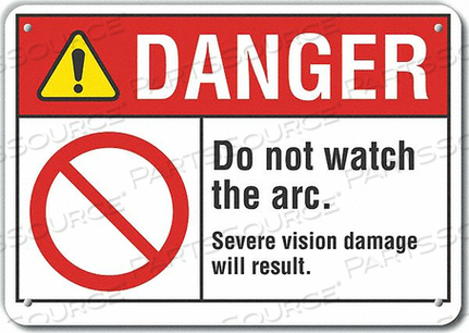 ЗНАК ОПАСНОСТИ 10 Ш X 7 В 0,055 ТОЛЩИНА