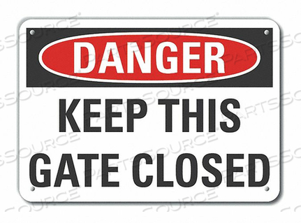 OEM#: LCU4-0449-RA_10X7ЗНАК ОПАСНОСТИ 10 Ш X 7 В ТОЛЩИНА 0,040 от Lyle Signs Inc.