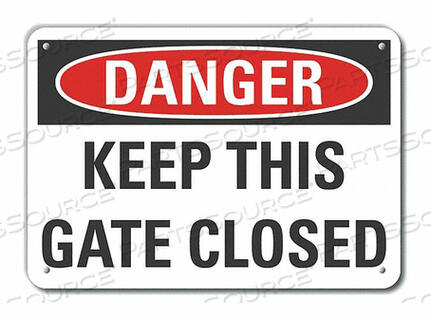 OEM#: LCU4-0449-NA_14X10ЗНАК ОПАСНОСТИ 14 Ш X 10 В ТОЛЩИНА 0,040 от Lyle Signs Inc.