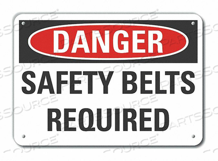 OEM#: LCU4-0451-NA_10X7ЗНАК ОПАСНОСТИ 10 Ш X 7 В ТОЛЩИНА 0,040 от Lyle Signs Inc.