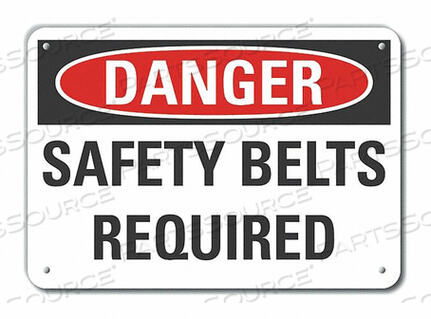 OEM#: LCU4-0451-NA_14X10ЗНАК ОПАСНОСТИ 14 Ш X 10 В ТОЛЩИНА 0,040 от Lyle Signs Inc.