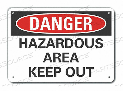 ЗНАК ОПАСНОСТИ 10 Ш X 7 В 0,040 ТОЛЩИНА