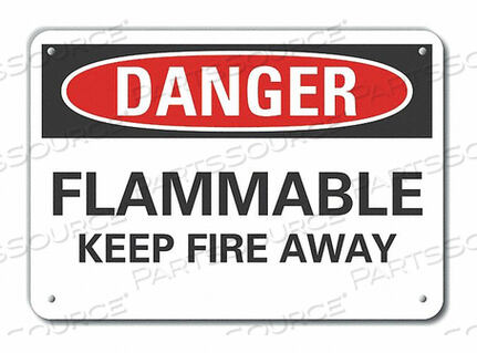 OEM#: LCU4-0472-NA_14X10ЗНАК ОПАСНОСТИ 14 Ш X 10 В ТОЛЩИНА 0,040 от Lyle Signs Inc.