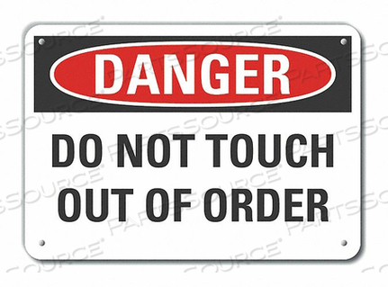 OEM#: LCU4-0488-RA_10X7ЗНАК ОПАСНОСТИ 10 Ш X 7 В ТОЛЩИНА 0,040 от Lyle Signs Inc.