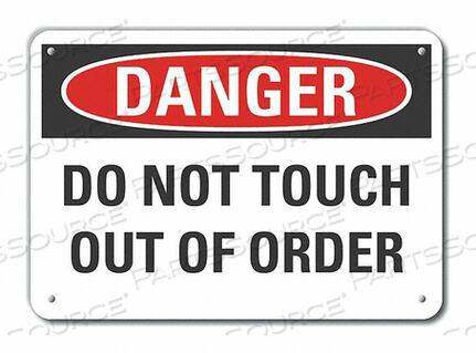 OEM#: LCU4-0488-NP_14X10ЗНАК ОПАСНОСТИ 14 Ш X 10 В ТОЛЩИНА 0,055 от Lyle Signs Inc.