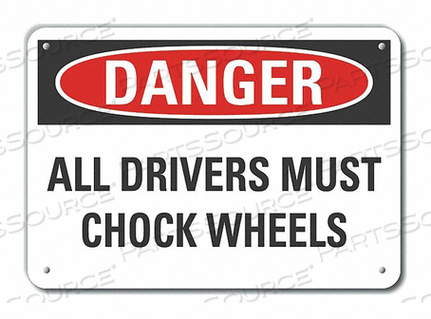 OEM#: LCU4-0501-NA_10X7ЗНАК ОПАСНОСТИ 10 Ш X 7 В ТОЛЩИНА 0,040 от Lyle Signs Inc.