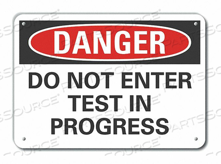 OEM#: LCU4-0502-NP_10X7ЗНАК ОПАСНОСТИ 10 Ш X 7 В ТОЛЩИНА 0,055 от Lyle Signs Inc.