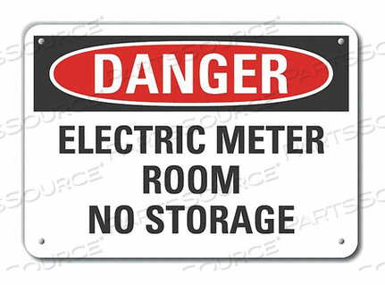 OEM#: LCU4-0506-NP_14X10ЗНАК ОПАСНОСТИ 14 Ш X 10 В ТОЛЩИНА 0,055 от Lyle Signs Inc.