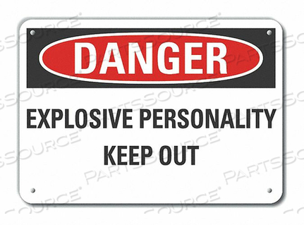 ЗНАК ОПАСНОСТИ 14 Ш X 10 В 0,040 ТОЛЩИНА