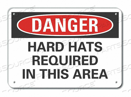 OEM#: LCU4-0520-NA_14X10ЗНАК ОПАСНОСТИ 14 Ш X 10 В ТОЛЩИНА 0,040 от Lyle Signs Inc.