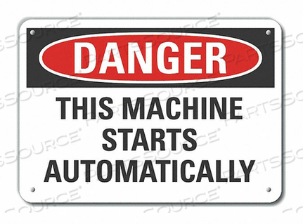 OEM#: LCU4-0531-NA_14X10ЗНАК ОПАСНОСТИ 14 Ш X 10 В ТОЛЩИНА 0,040 от Lyle Signs Inc.