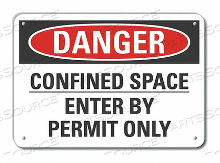 OEM#: LCU4-0538-NA_10X7ЗНАК ОПАСНОСТИ 10 Ш X 7 В ТОЛЩИНА 0,040 от Lyle Signs Inc.