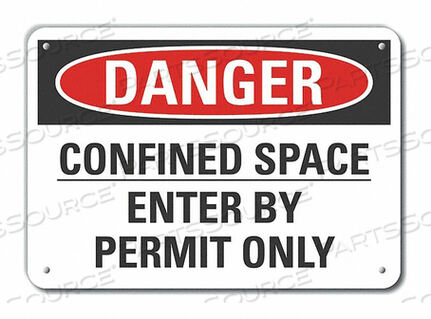 OEM#: LCU4-0538-NP_10X7ЗНАК ОПАСНОСТИ 10 Ш X 7 В ТОЛЩИНА 0,055 от Lyle Signs Inc.