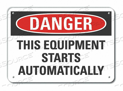 OEM#: LCU4-0540-RA_10X7ЗНАК ОПАСНОСТИ 10 Ш X 7 В ТОЛЩИНА 0,040 от Lyle Signs Inc.