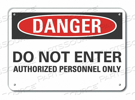 OEM#: LCU4-0560-NA_14X10ЗНАК ОПАСНОСТИ 14 Ш X 10 В ТОЛЩИНА 0,040 от Lyle Signs Inc.