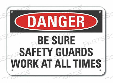 OEM#: LCU4-0574-NA_14X10ЗНАК ОПАСНОСТИ 14 Ш X 10 В ТОЛЩИНА 0,040 от Lyle Signs Inc.