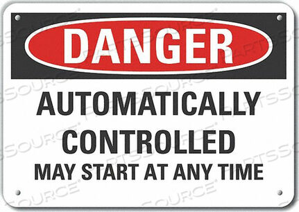OEM#: LCU4-0621-NA_14X10ЗНАК ОПАСНОСТИ 14 Ш X 10 В ТОЛЩИНА 0,040 от Lyle Signs Inc.