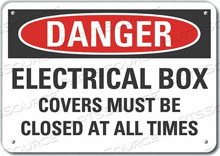 OEM#: LCU4-0642-NP_10X7ЗНАК ОПАСНОСТИ 10 Ш X 7 В ТОЛЩИНА 0,055 от Lyle Signs Inc.