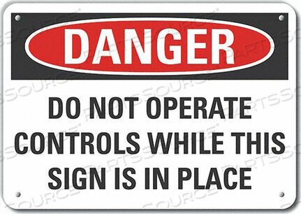OEM#: LCU4-0647-NP_10X7ЗНАК ОПАСНОСТИ 10 Ш X 7 В ТОЛЩИНА 0,055 от Lyle Signs Inc.