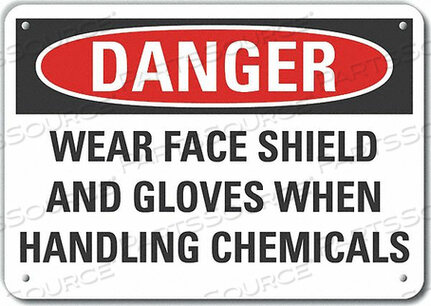 OEM#: LCU4-0650-RA_14X10ЗНАК ОПАСНОСТИ 14 Ш X 10 В ТОЛЩИНА 0,040 от Lyle Signs Inc.