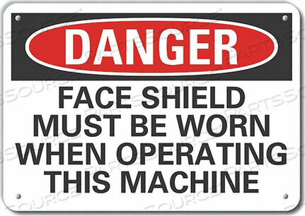 OEM#: LCU4-0652-NA_10X7ЗНАК ОПАСНОСТИ 10 Ш X 7 В ТОЛЩИНА 0,040 от Lyle Signs Inc.