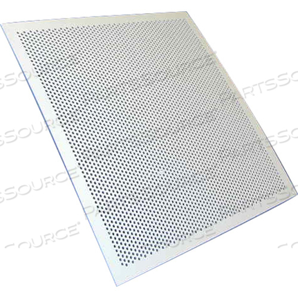 24 КВАДРАТНЫЙ ПЛАСТИКОВЫЙ ПЕРФОРИРОВАННЫЙ ДИФФУЗОР