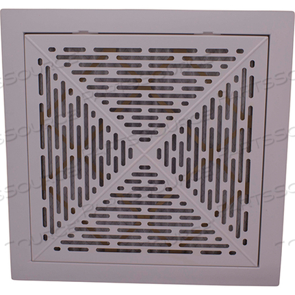 ВОЗВРАТ ФИЛЬТРОВАННОГО ВОЗДУХА БЕЛЫЙ С УНИВЕРСАЛЬНЫМ