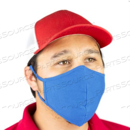 МАСКИ ДЛЯ ЛИЦА, МНОГОРАЗОВЫЕ, PK/5, СИНИЙ/СИНИЙ