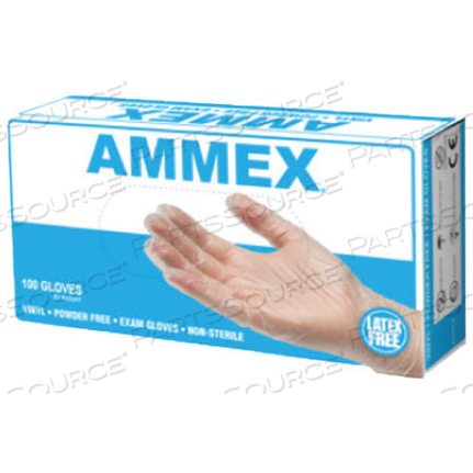 ПЕРЧАТКА, DISP VNL PWDRFREE, CLR, BX/100, РАЗМЕР XL