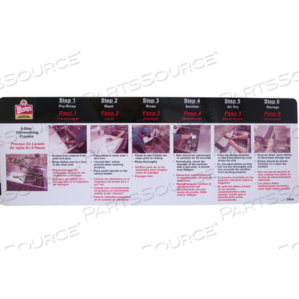 OEM#: 8403789DECAL 6-STEP от AllPoints Foodservice