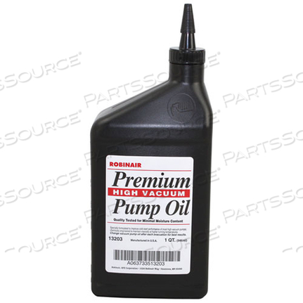МАСЛО ДЛЯ ВАКУУМНОГО НАСОСА, КВАРТА, КАЖДЫЙ