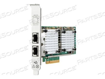 HPE QL41132HLRJ, СЕТЕВОЙ АДАПТЕР, PCIE 3.0 X8, 10 ГБ ETHERNET X 2, ДЛЯ PROLIANT DL325 GEN10, DL345 GEN10, DL360 GEN10, DL380 GEN10, XL220N GEN10,