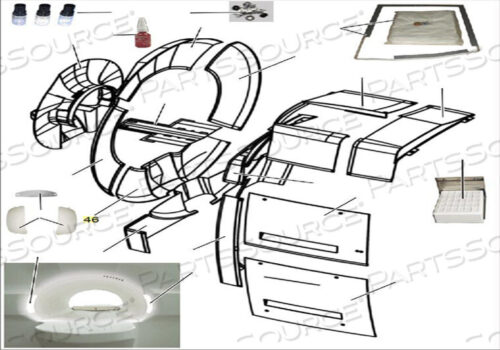 OEM#: 10165406BACK COVER LOWER COMPL. by Siemens Medical Solutions