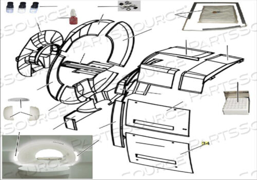 OEM#: 10165416LEFT COVER LOWER COMPL. от Siemens Medical Solutions