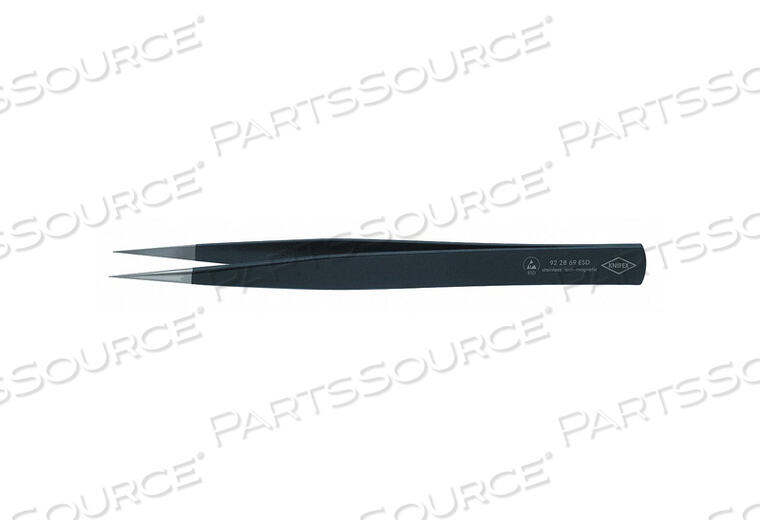 OEM#: 92 28 69 ESDПИНЦЕТ ESD ПРЯМОЙ 5-1/4 ДЮЙМА ИЗ НЕРЖАВЕЮЩЕЙ СТАЛИ ЧЕРНЫЙ от Knipex