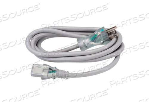 8-футовый 16 AWG NEMA 5 - 15P ШНУР ПИТАНИЯ С ЗАЗЕМЛЕНИЕМ МЕДИЦИНСКОГО КЛАССА