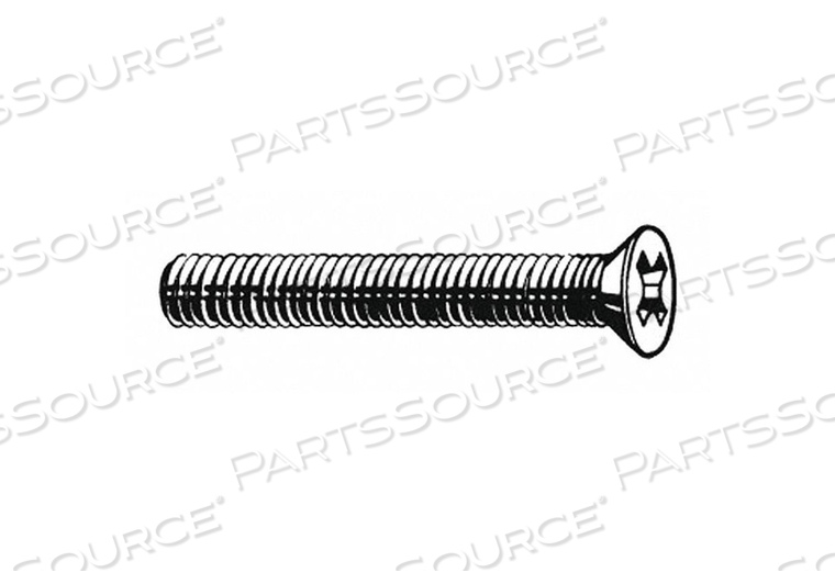 OEM#: U48300.013.0037MACH SCR FLAT STL 6-32X3/8 L PK100 от Fabory