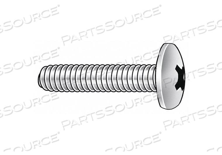 OEM#: U51862.025.0037MACH SCR TRUSS 1/4-20X3/8 L PK50 by Fabory