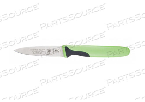 OEM#: M23930GRG6165 НОЖ ДЛЯ ОЧИСТКИ ОВОЩЕЙ 3 ДЮЙМА С ЗЕЛЕНОЙ РУЧКОЙ от Mercer