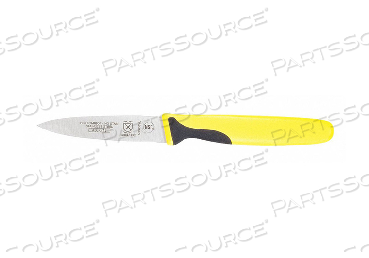 OEM#: M23930YLG6165 НОЖ ДЛЯ ОЧИСТКИ ОВОЩЕЙ 3 ДЮЙМА С ЖЕЛТОЙ РУЧКОЙ от Mercer
