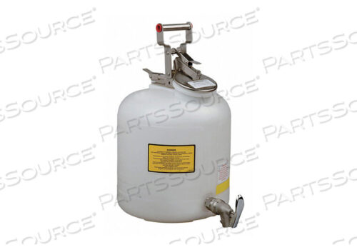 OEM#: 12772БАНКА ДЛЯ УТИЛИЗАЦИИ 5 ГАЛЛОНОВ БЕЛАЯ ПОЛИЭТИЛЕНОВАЯ от Justrite