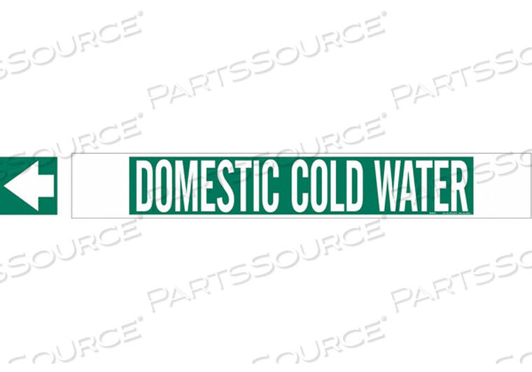 OEM#: 5673-HPHVPIPE MRKR БЫТОВАЯ ХОЛОДНАЯ ВОДА 8 ДЮЙМОВ ORGRTR от Brady Americas