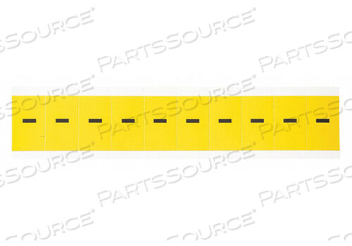 OEM#: 3430-DSH ЦИФРЫ И БУКВЫ ЧЕРНЫЕ НА YLW DASH PK10 от Brady Americas