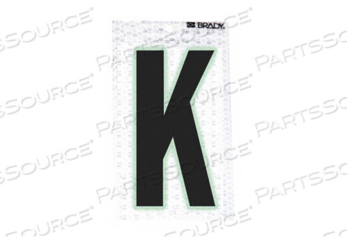 OEM#: 3000-KULTRA REFLECTIVE LETTER K PK10 от Brady Americas