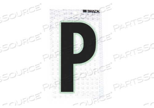 OEM#: 3010-PULTRA REFLECTIVE LETTER P PK10 от Brady Americas